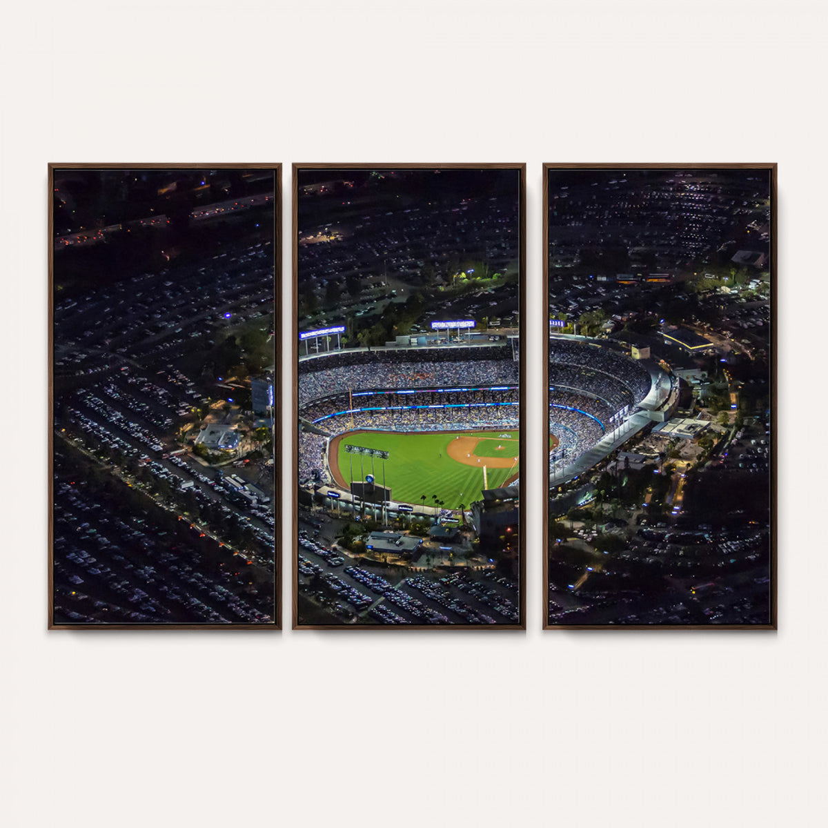 20932-MGV-CV-36X24 - Los Angeles Dodgers Dodger Stadium Wall Art Canvas Print