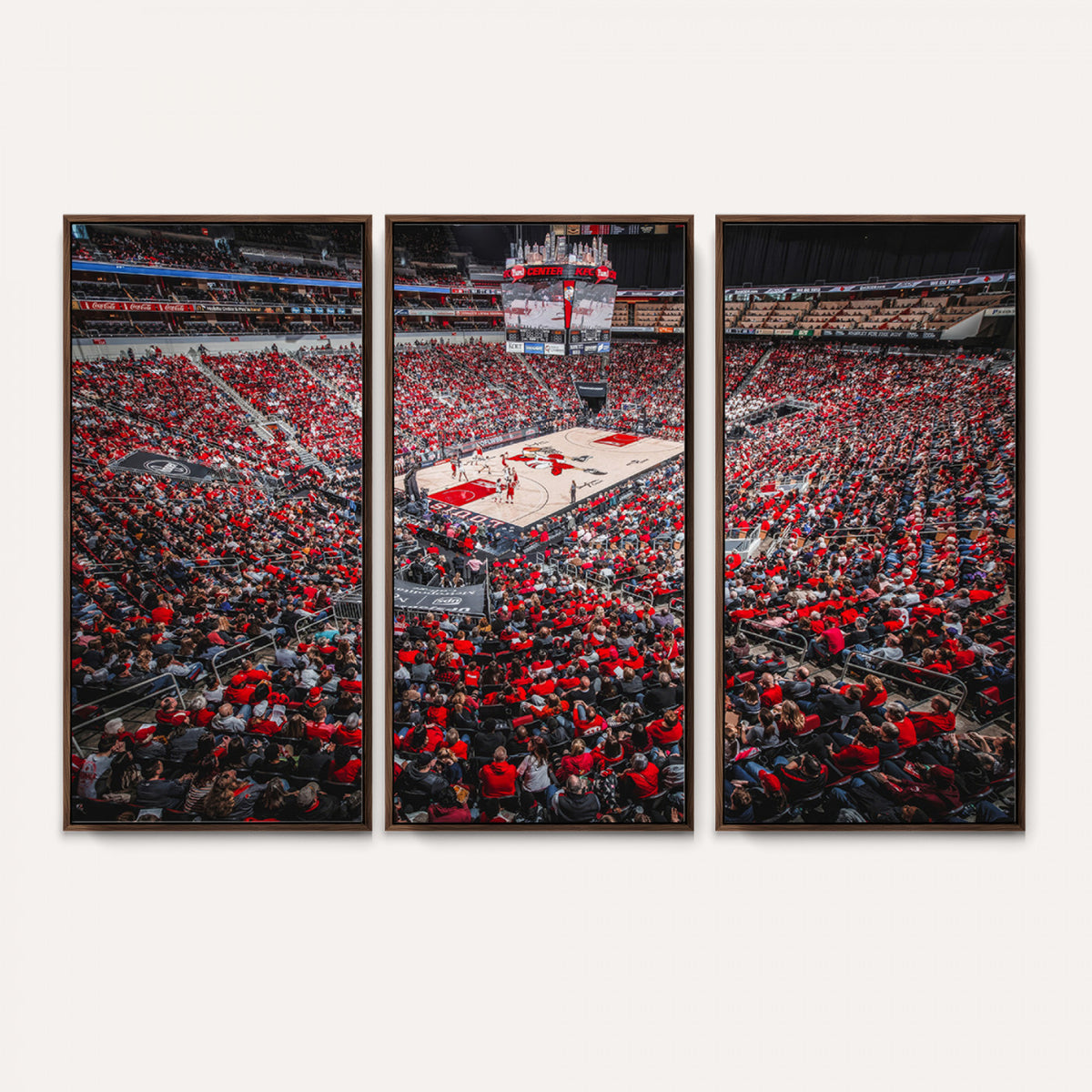 78136-MGV-CV-36X24 - Louisville Cardinals Basketball Print Canvas, Louisville KFC Yum Center Arena Wall Art