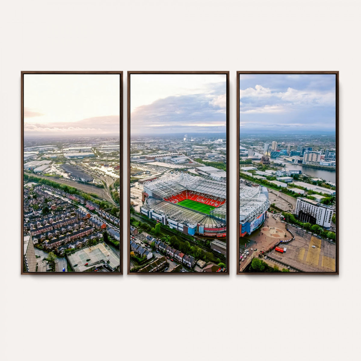 85657-MGV-CV-36X24 - Old Trafford Manchester United Stadium Wall Art Canvas Print