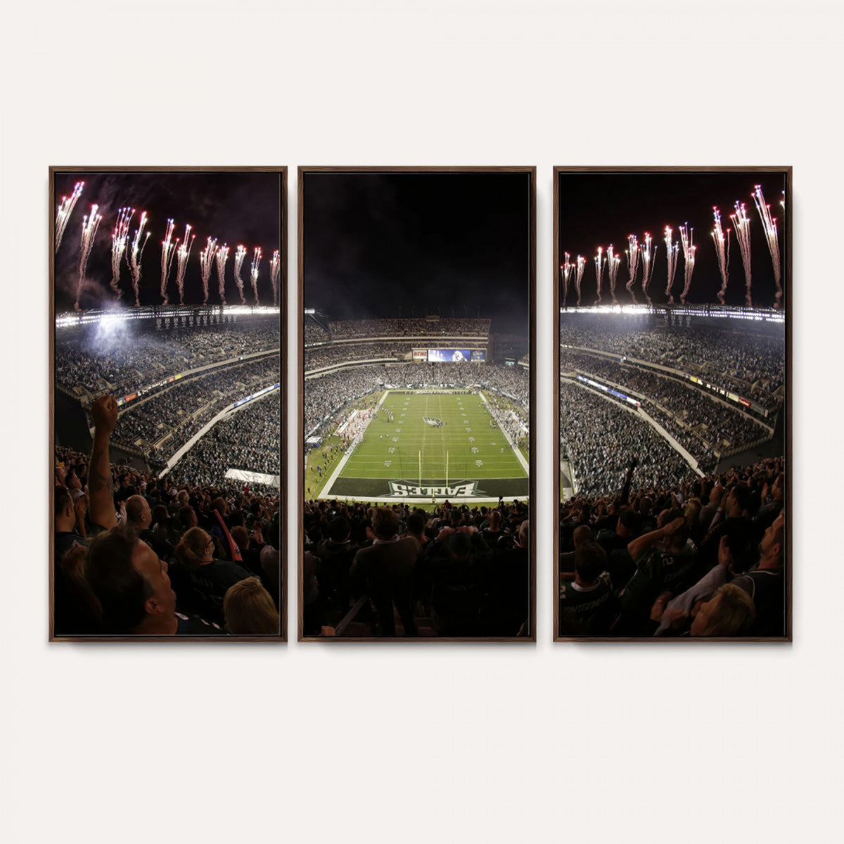70773-MGV-CV-36X24 - Eagles Field Stadium Wall Art, Philadelphia Eagles Football