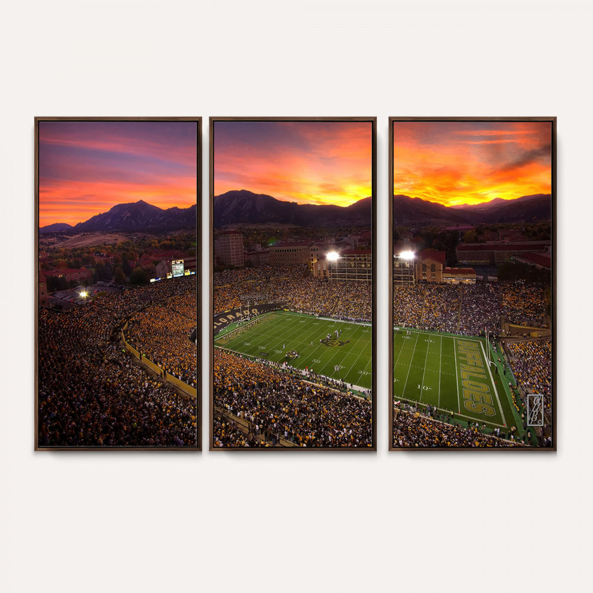 84649-MGV-CV-36X24 - Folsom Field, University of Colorado Buffaloes Football, Extra Large Game Room Wall Decor