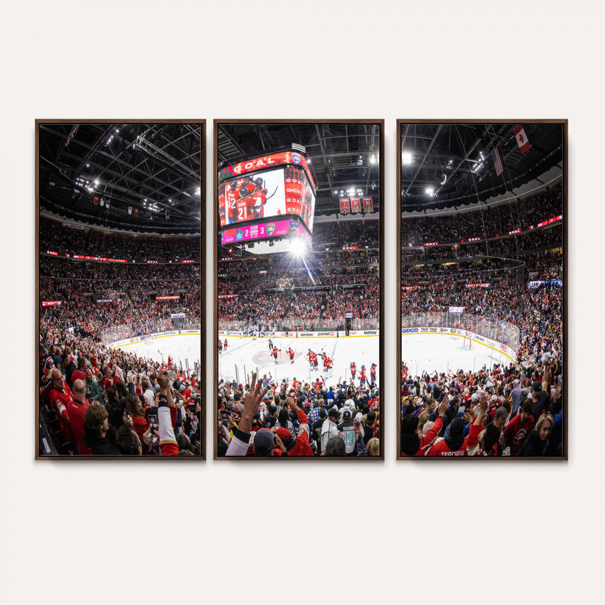 15750-MGV-CV-36X24 - Amerant Bank Arena Wall Art Canvas Print, Hockey Arena