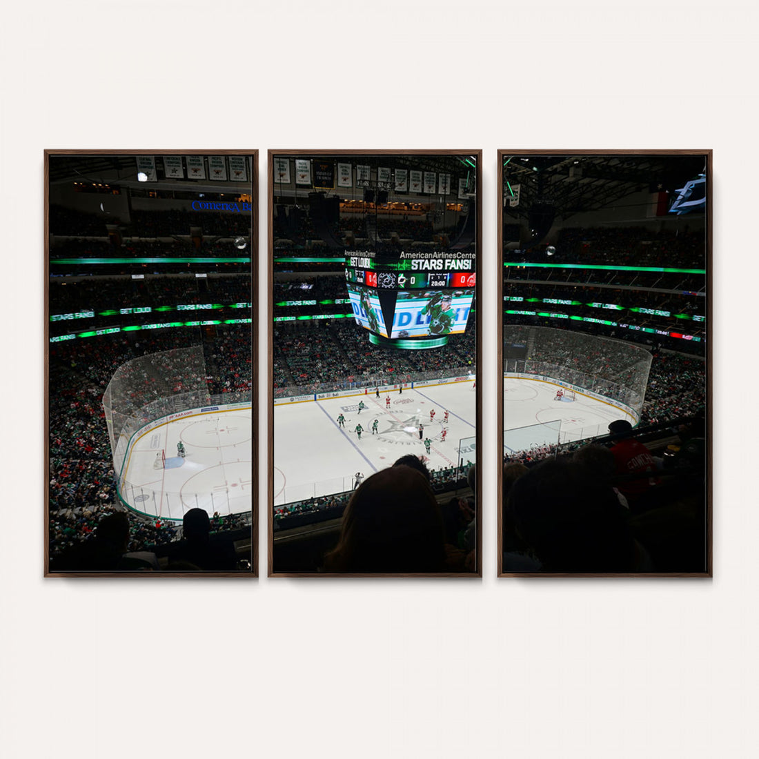 American Airlines Center Dallas Stars Wall Art Canvas Print