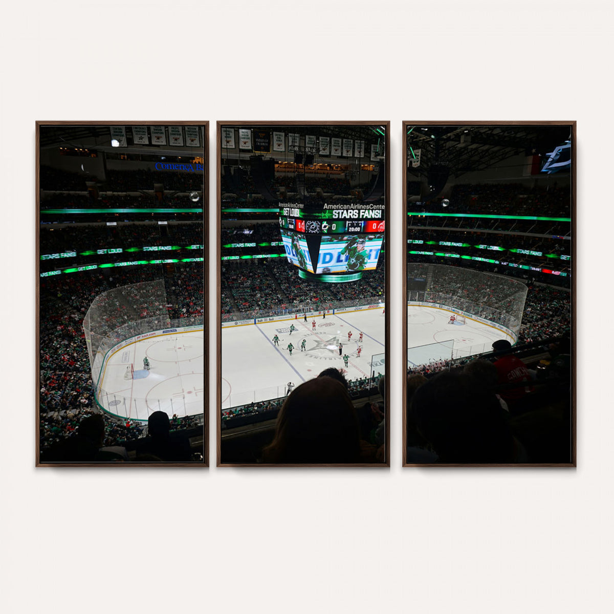 13876-MGV-CV-36X24 - American Airlines Center Dallas Stars Wall Art Canvas Print