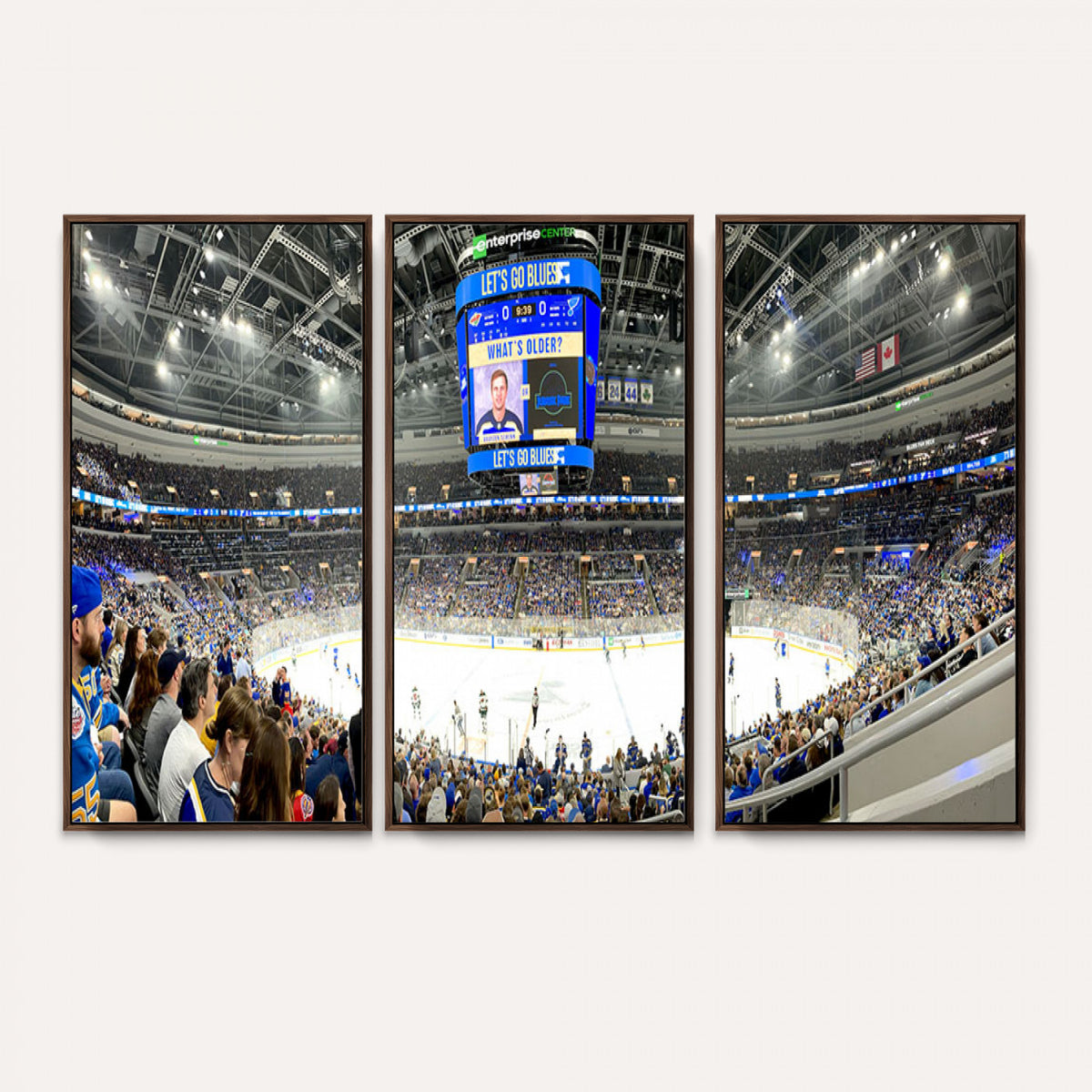 55708-MGV-CV-36X24 - Enterprise Center, Missouri St. Louis Blues Ice Hockey