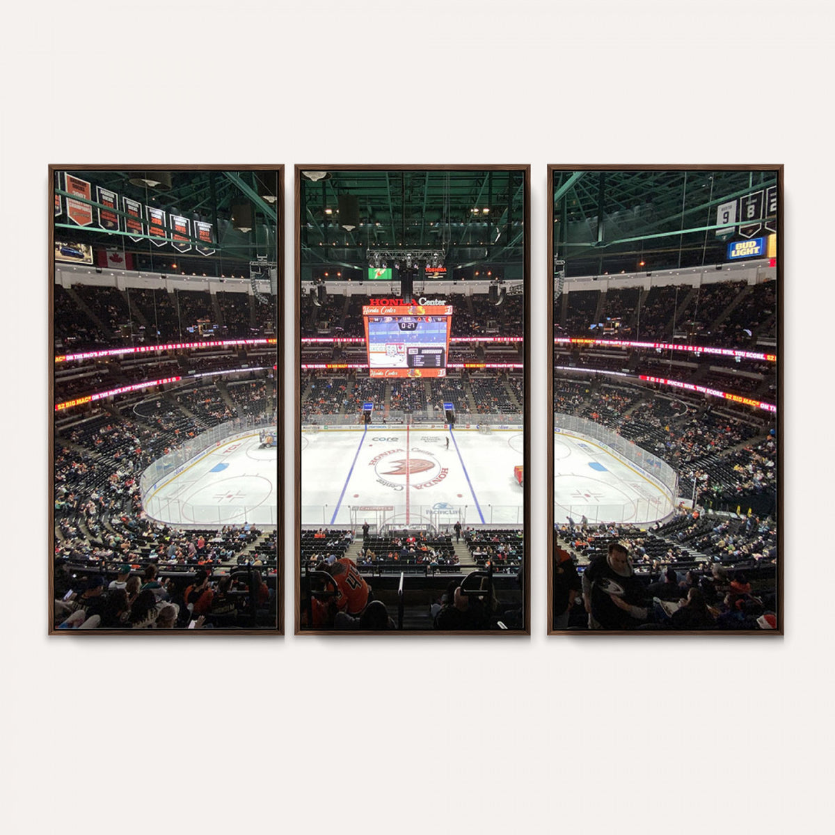 67106-MGV-CV-36X24 - Honda Center California Anaheim Ducks Ice Hockey Stadium