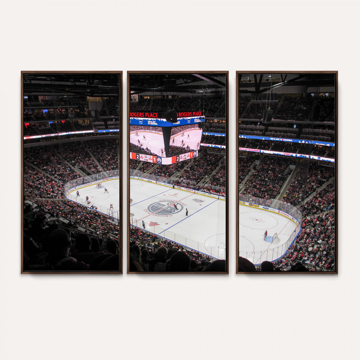 71180-MGV-CV-36X24 - Rogers Place Edmonton Oilers Ice Hockey Stadium Wall Art