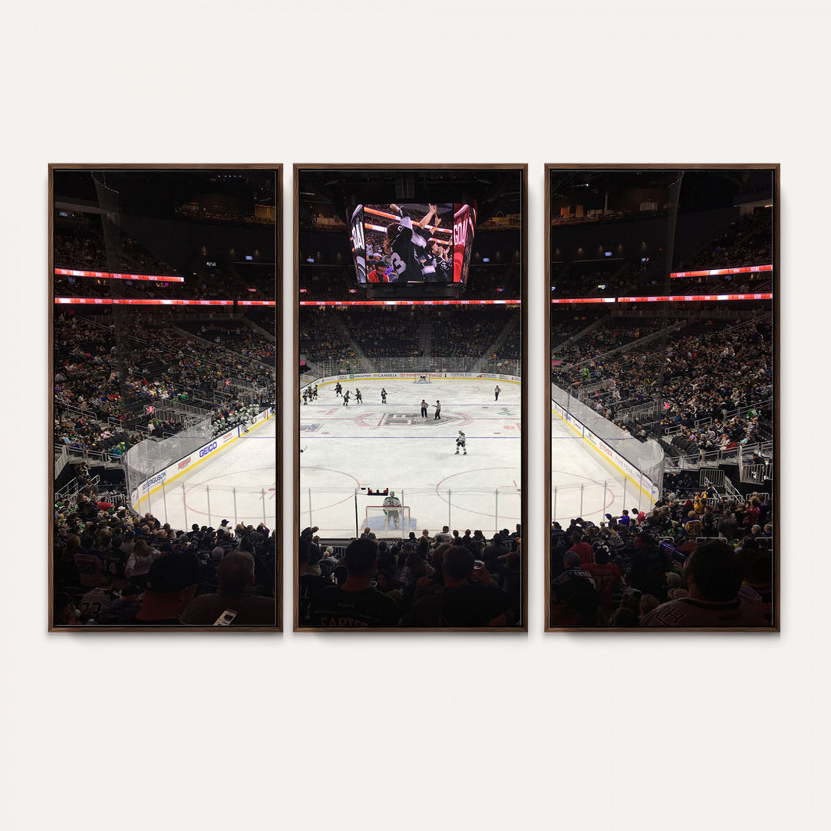 14802-MGV-CV-36X24 - T Mobile Arena Paradise Nevada Vegas Golden Knights Ice Hockey Stadium