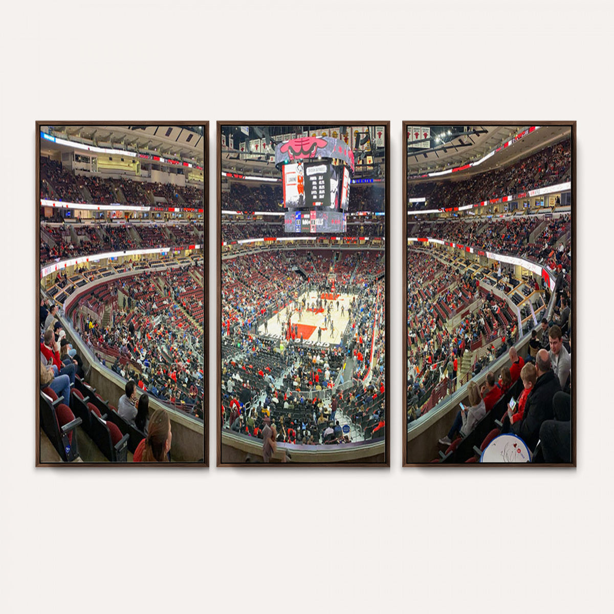 43481-MGV-CV-36X24 - United Center Chicago Bulls Stadium Wall Art Canvas Print