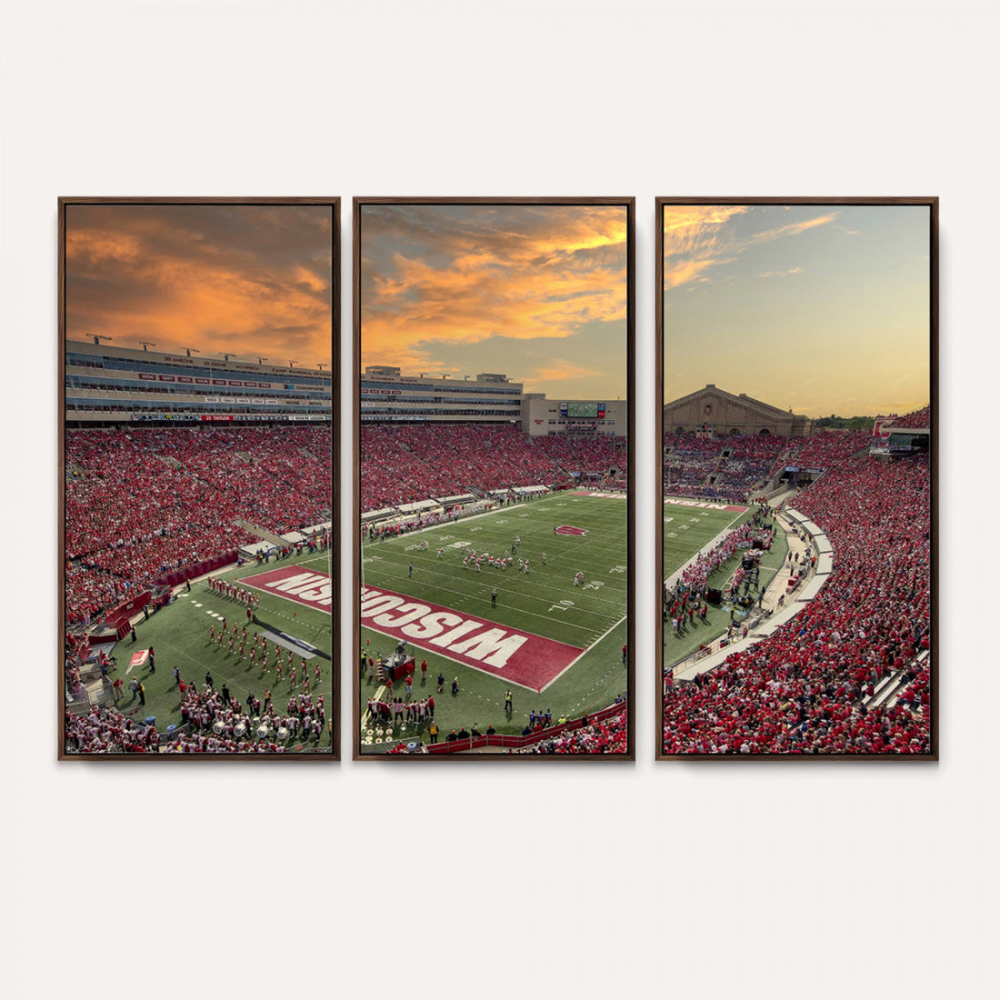 Camp Randall Stadium Wisconsin Badgers Large Wall Art Canvas