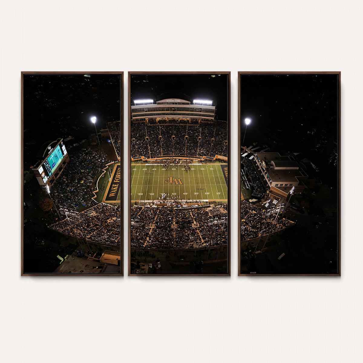20605-MGV-CV-36X24 - Wake Forest University Demon Deacons Canvas Print, Football Team Wall Art