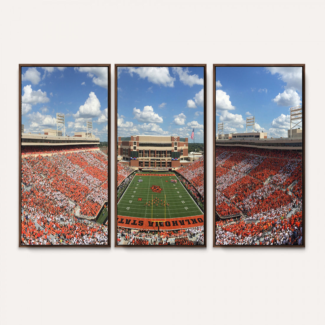 Oklahoma State Cowboys Football Team Print, Stillwater