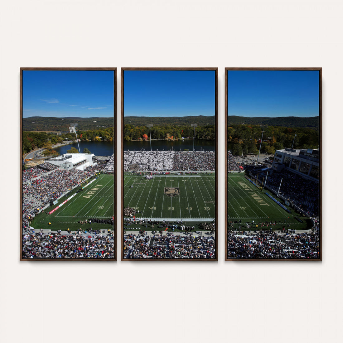 Army Black Knights Football Team Print, West Point Michie Stadium