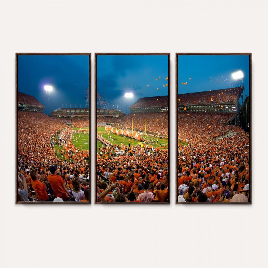 Clemson University Tigers Football Team Print, Clemson