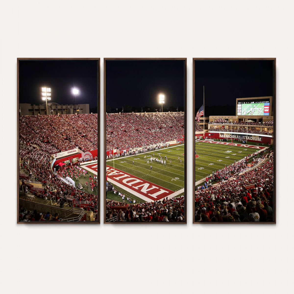 82748-MGV-CV-36X24 - Indiana University Hoosiers Football Team Print Canvas