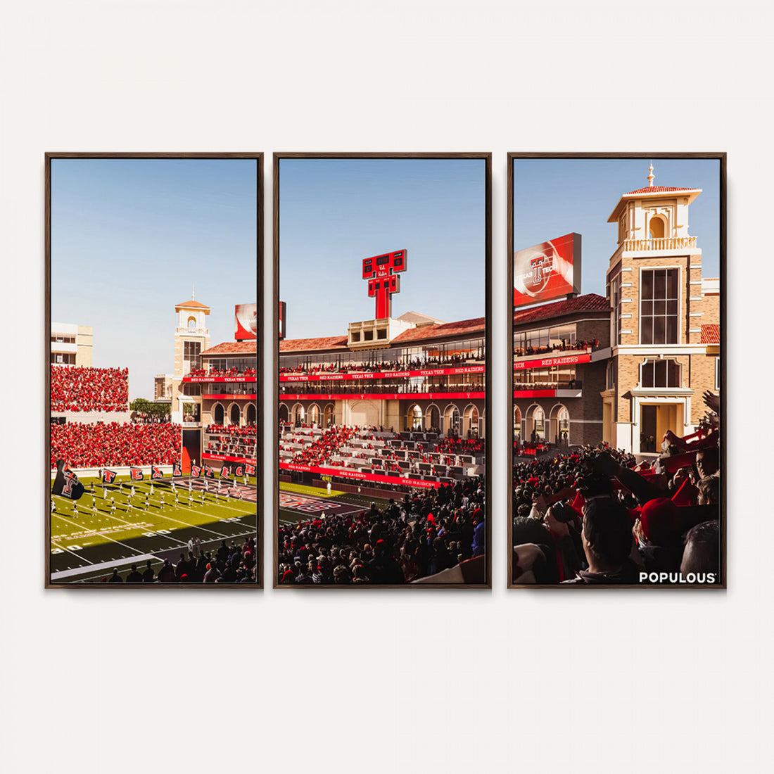Jones AT&T Stadium Texas Tech Red Raiders Wall Art