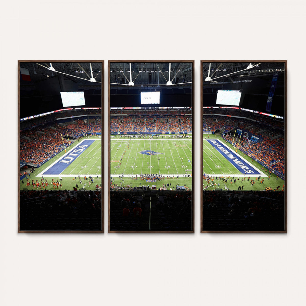 98617-MGV-CV-36X24 - The University of Texas at San Antonio Roadrunners Football Team Print, San Antonio Alamodome