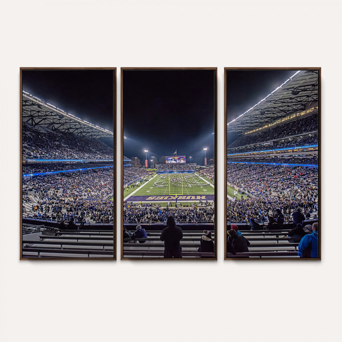 85780-MGV-CV-36X24 - The University of Washington Huskies Football Team Print, Extra Large Game Room Wall Decor