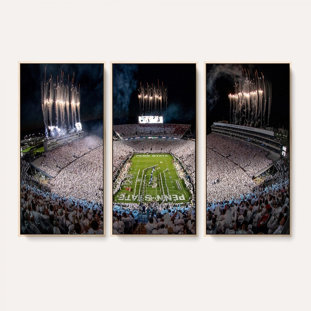 11391-MGV-CV-36X24 - Penn State Football Wall Art Canvas Print