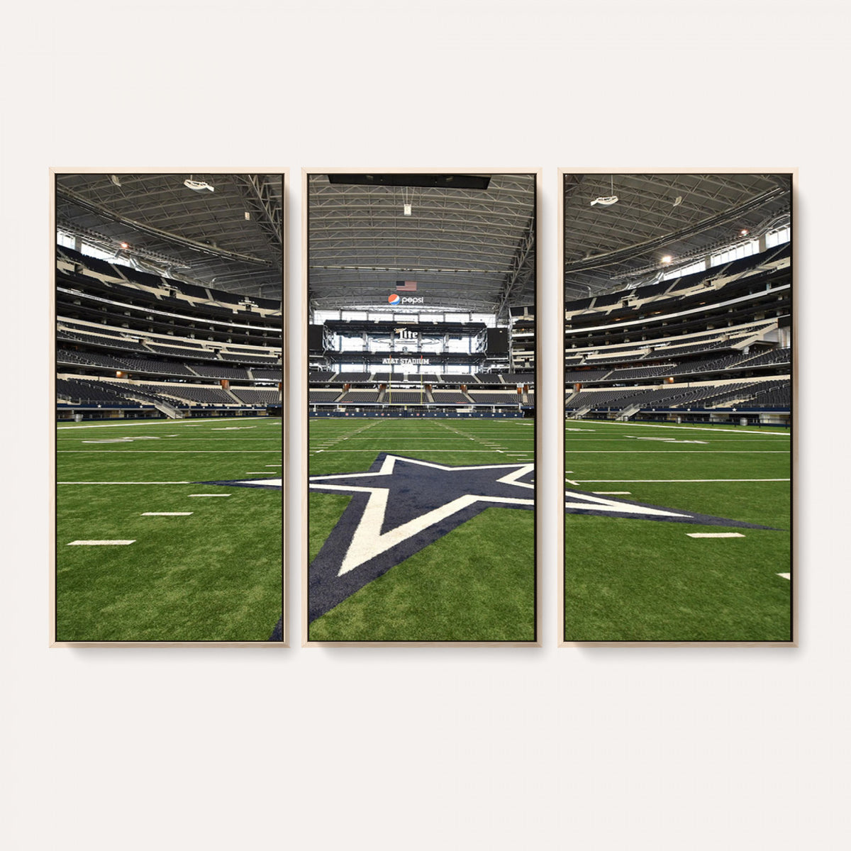 14834-MGV-CV-36X24 - Dallas Cowboys Football Team Print - Arlington AT&T Stadium