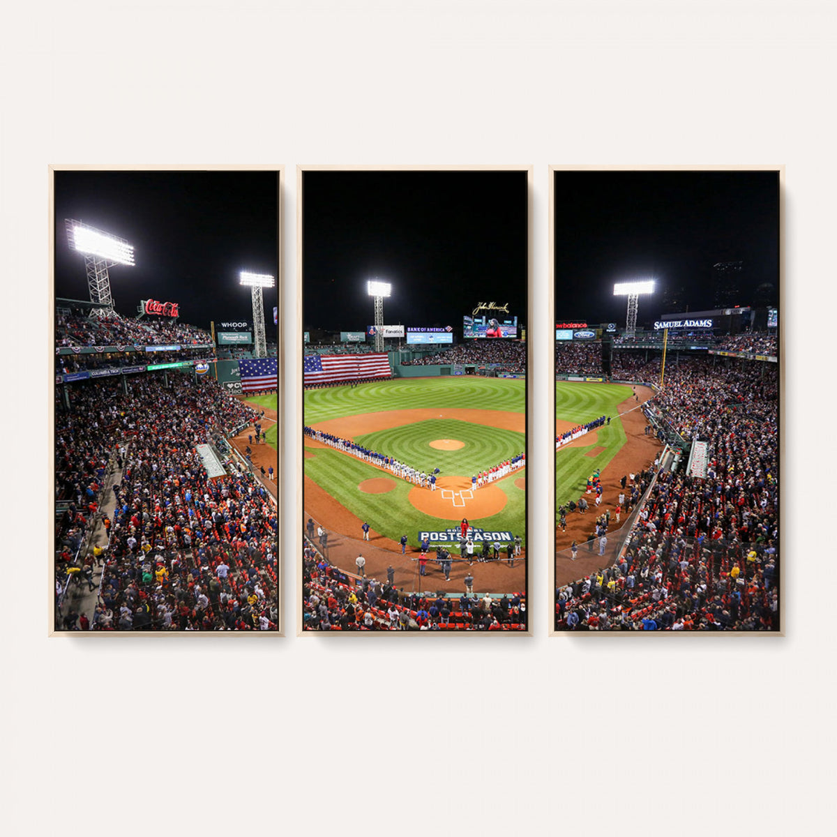 47365-MGV-CV-36X24 - Fenway Park Wall Art Canvas Print | Large Baseball Stadium Canvas for Boston Red Sox Fans