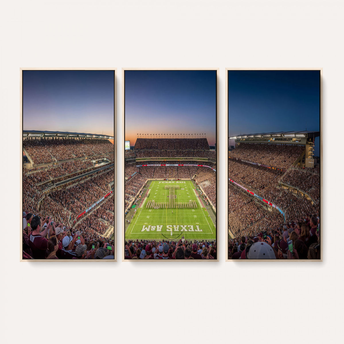 17421-MGV-CV-36X24 - Kyle Field Wall Art Print | Large Texas A&M Aggies Football Canvas Print for Sports Enthusiasts |