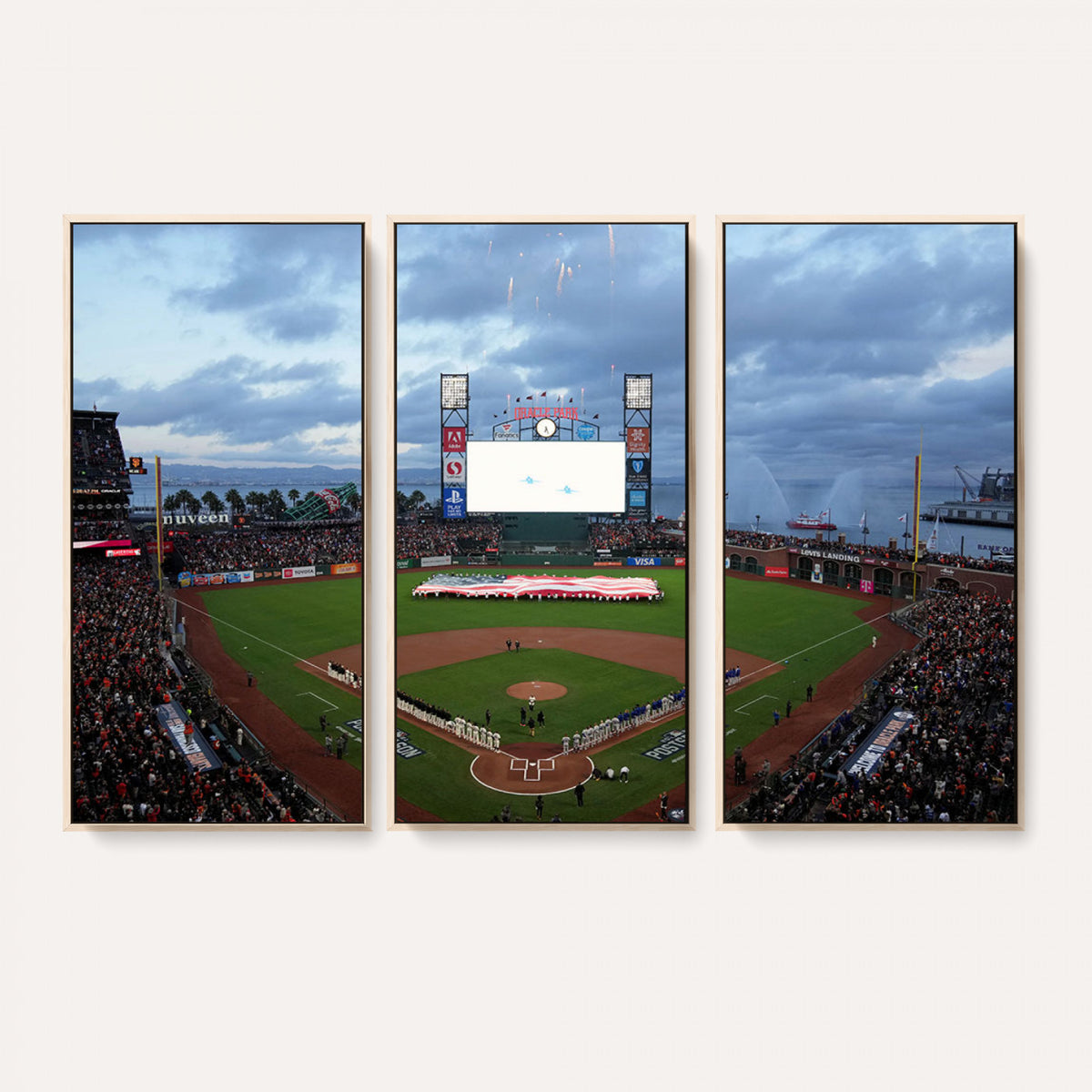 44631-MGV-CV-36X24 - Oracle Park San Francisco Giants Wall Art | Oracle Park Stadium Canvas Print
