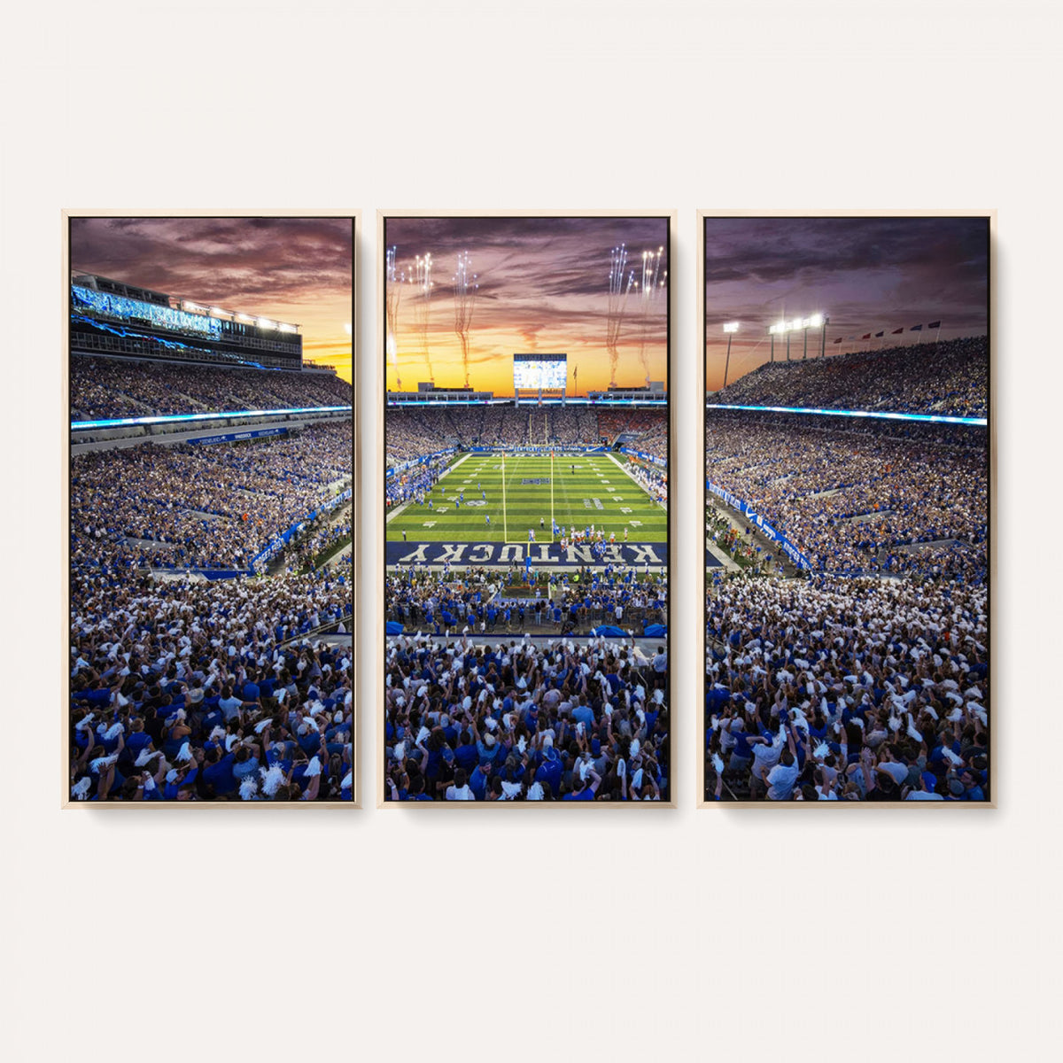 78524-MGV-CV-36X24 - Kroger Field Wall Art Print, Kentucky Stadium Wall Art