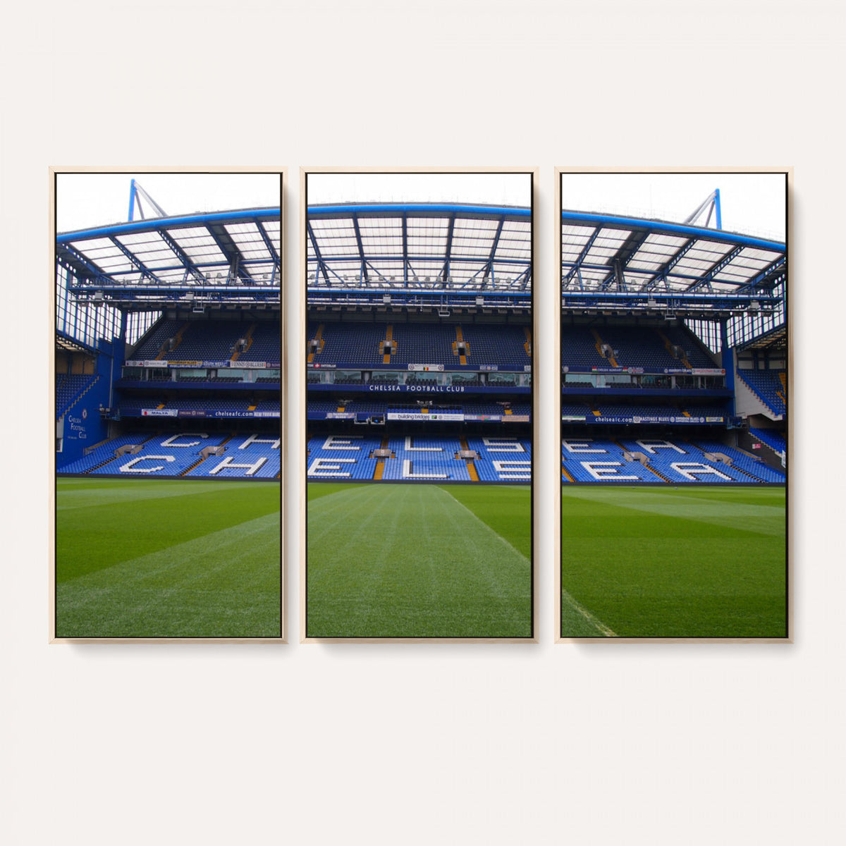 38616413CHELSA-MGV-CV-36X24 - Stamford Bridge Chelsea Football Stadium Canvas Wall Art
