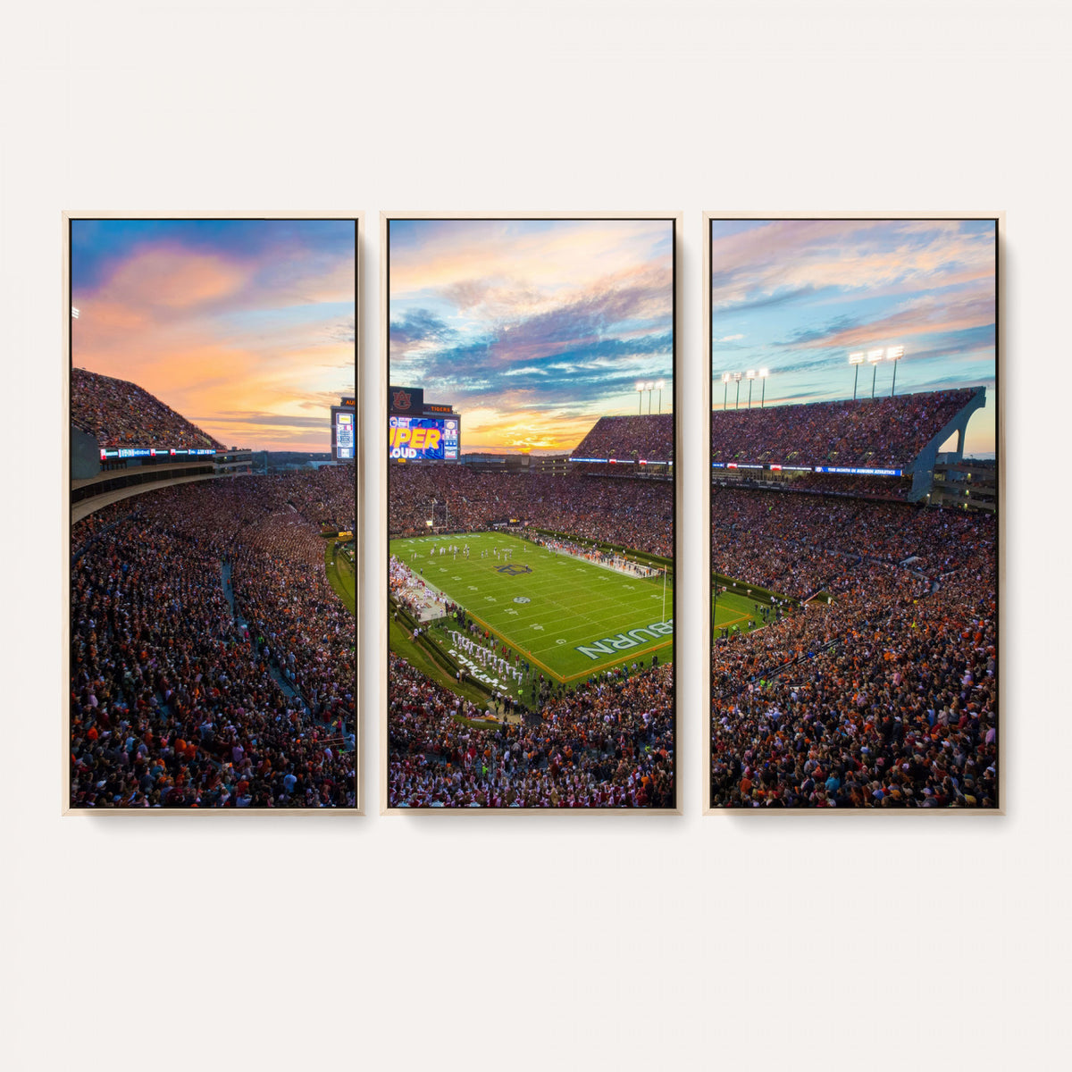 75203764-MGV-CV-36X24 - Jordan-Hare Stadium Auburn Tigers Football Stadium Canvas Wall Art