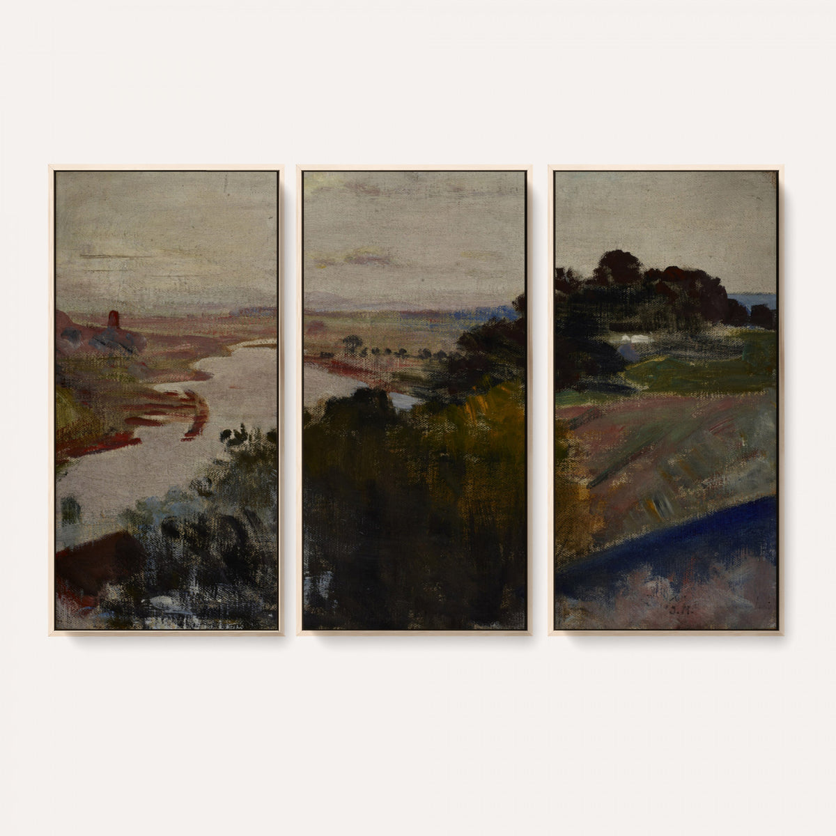 55507874-_Poster-30x20 - Jacek Malczewski Landscape at the Vistula Wall Art Canvas Print
