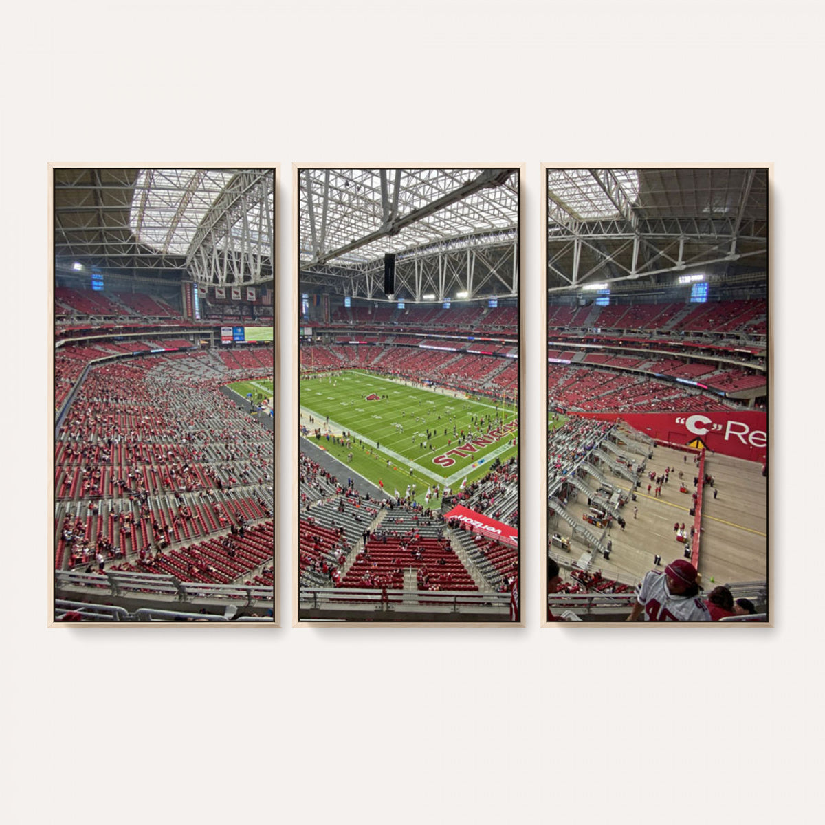 30579717-MGV-CV-36X24 - State Farm Stadium Canvas Wall Art, Arizona Cardinals Football Stadium Print, Glendale NFL Arena Panorama Artwork
