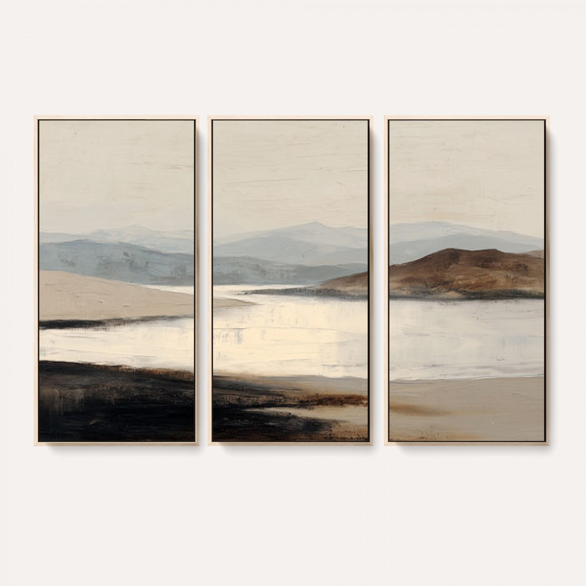36873679-MGV-CV-36X24 - Modern Abstract Landscape Canvas Wall Art, Minimalist Nature Printing