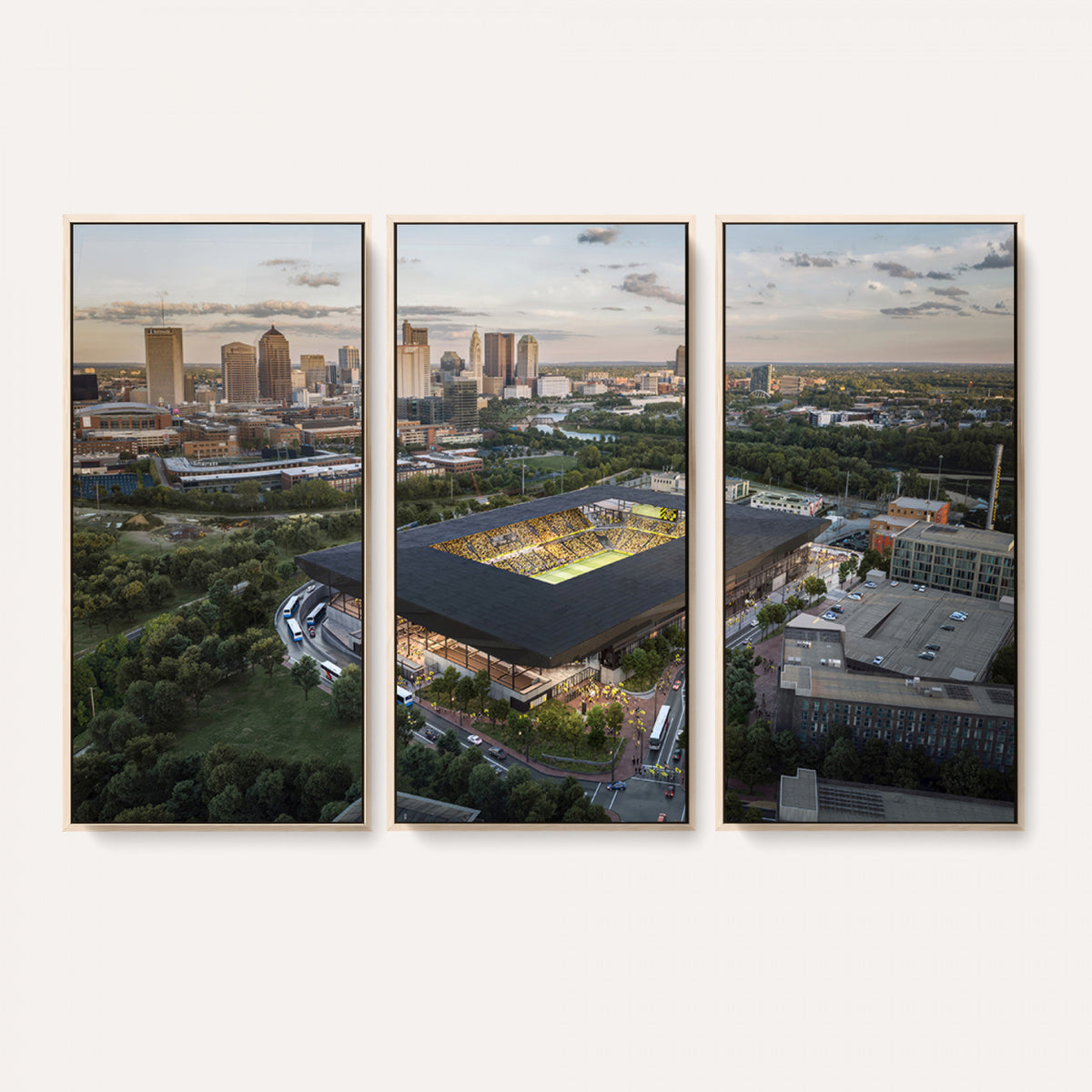 90971-MGV-CV-36X24 - Columbus Crew Soccer Team Print - Columbus Crew Stadium Wall Art, Columbus Crew Soccer Wall Art
