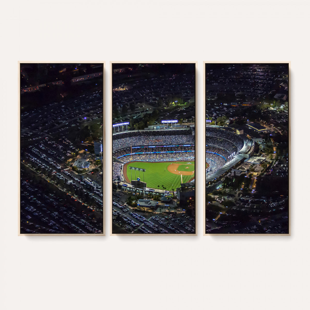 20932-MGV-CV-36X24 - Los Angeles Dodgers Dodger Stadium Wall Art Canvas Print