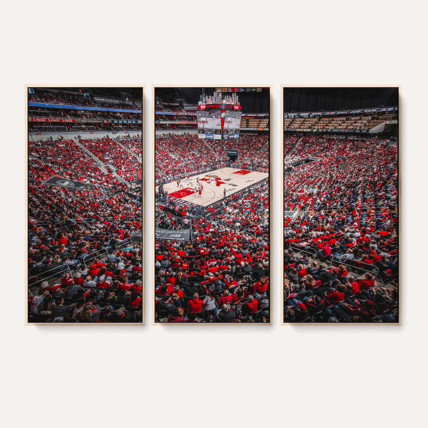 Louisville Cardinals Basketball Print | KFC Yum Center Canvas Wall