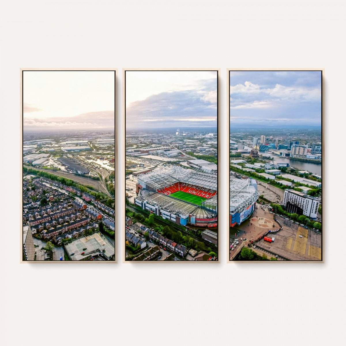 85657-MGV-CV-36X24 - Old Trafford Manchester United Stadium Wall Art Canvas Print