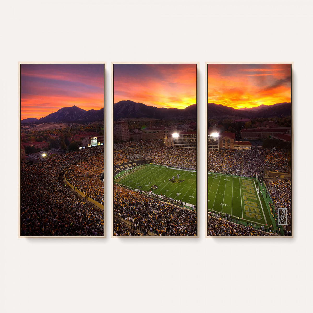 84649-MGV-CV-36X24 - Folsom Field, University of Colorado Buffaloes Football, Extra Large Game Room Wall Decor