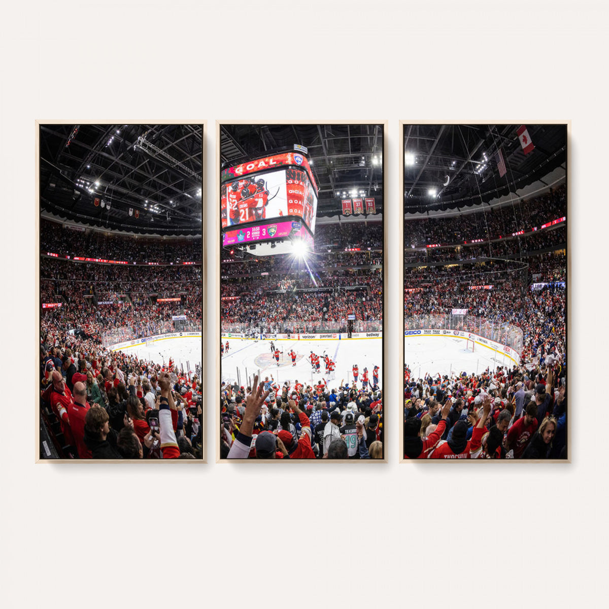 15750-MGV-CV-36X24 - Amerant Bank Arena Wall Art Canvas Print, Hockey Arena