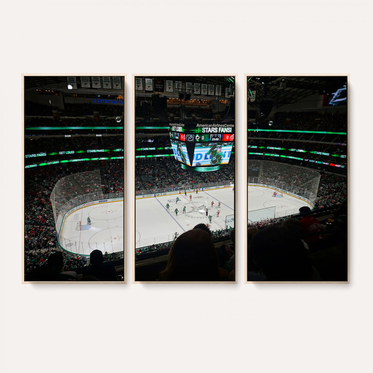 13876-MGV-CV-36X24 - American Airlines Center Dallas Stars Wall Art Canvas Print