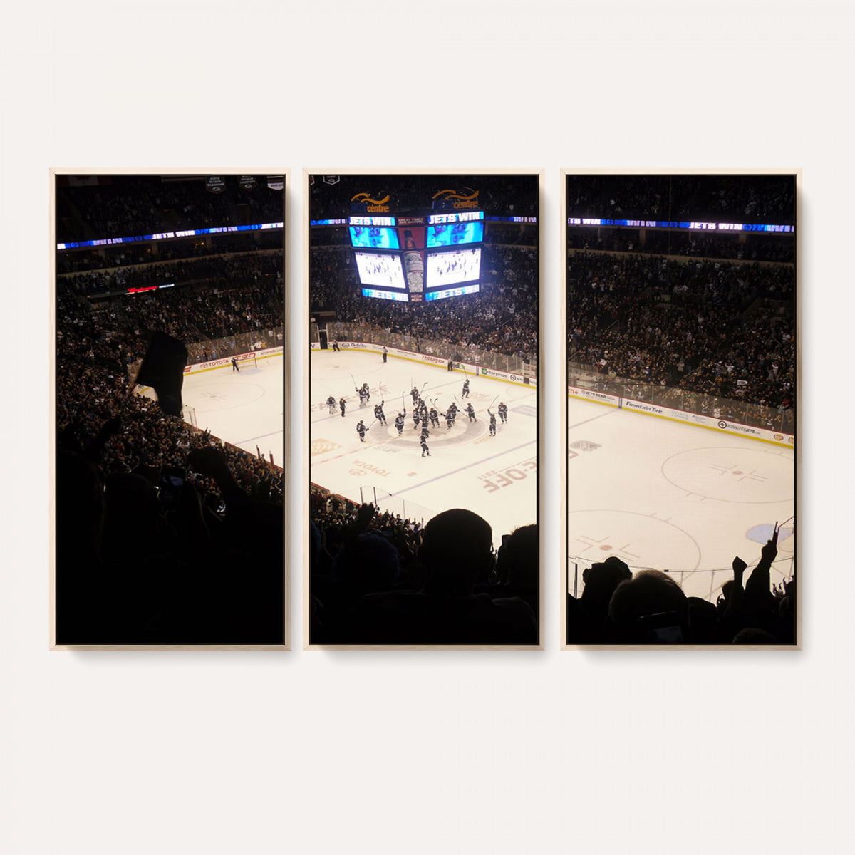 22497-MGV-CV-36X24 - Canada Life Centre Wall Art | Winnipeg Jets Hockey Team Print Canvas | Ready to Hang | Winnipeg Wall