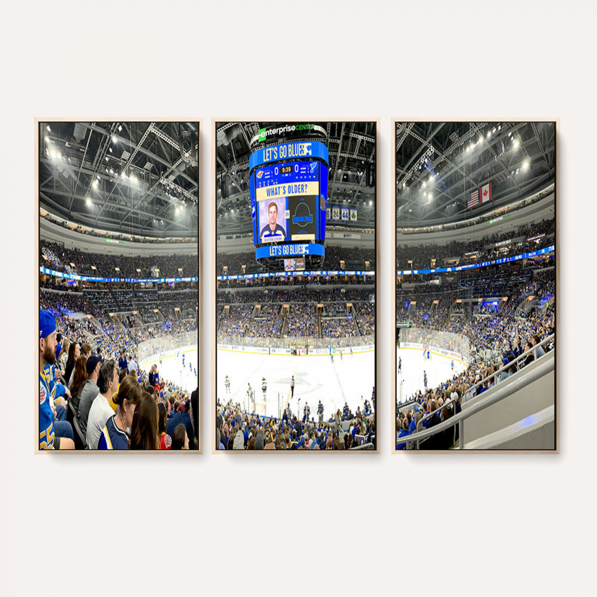 55708-MGV-CV-36X24 - Enterprise Center, Missouri St. Louis Blues Ice Hockey