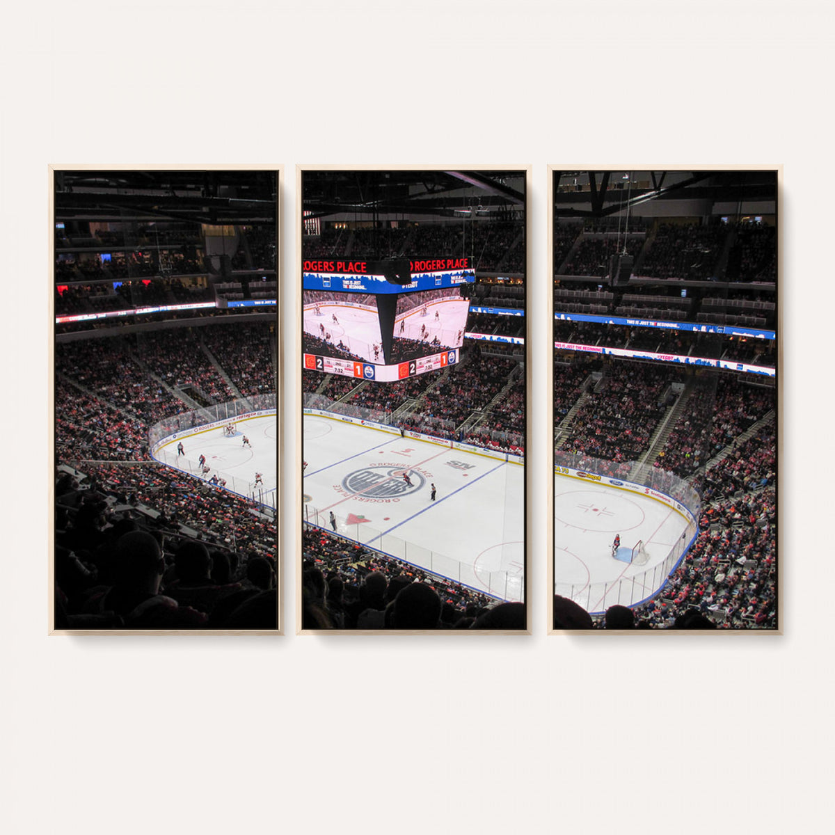 71180-MGV-CV-36X24 - Rogers Place Edmonton Oilers Ice Hockey Stadium Wall Art