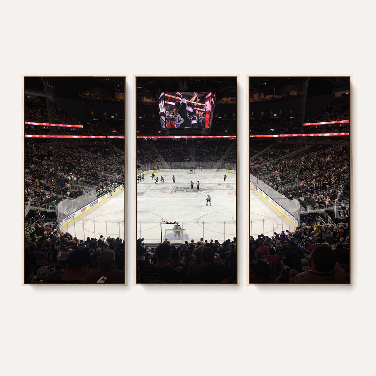 14802-MGV-CV-36X24 - T Mobile Arena Paradise Nevada Vegas Golden Knights Ice Hockey Stadium