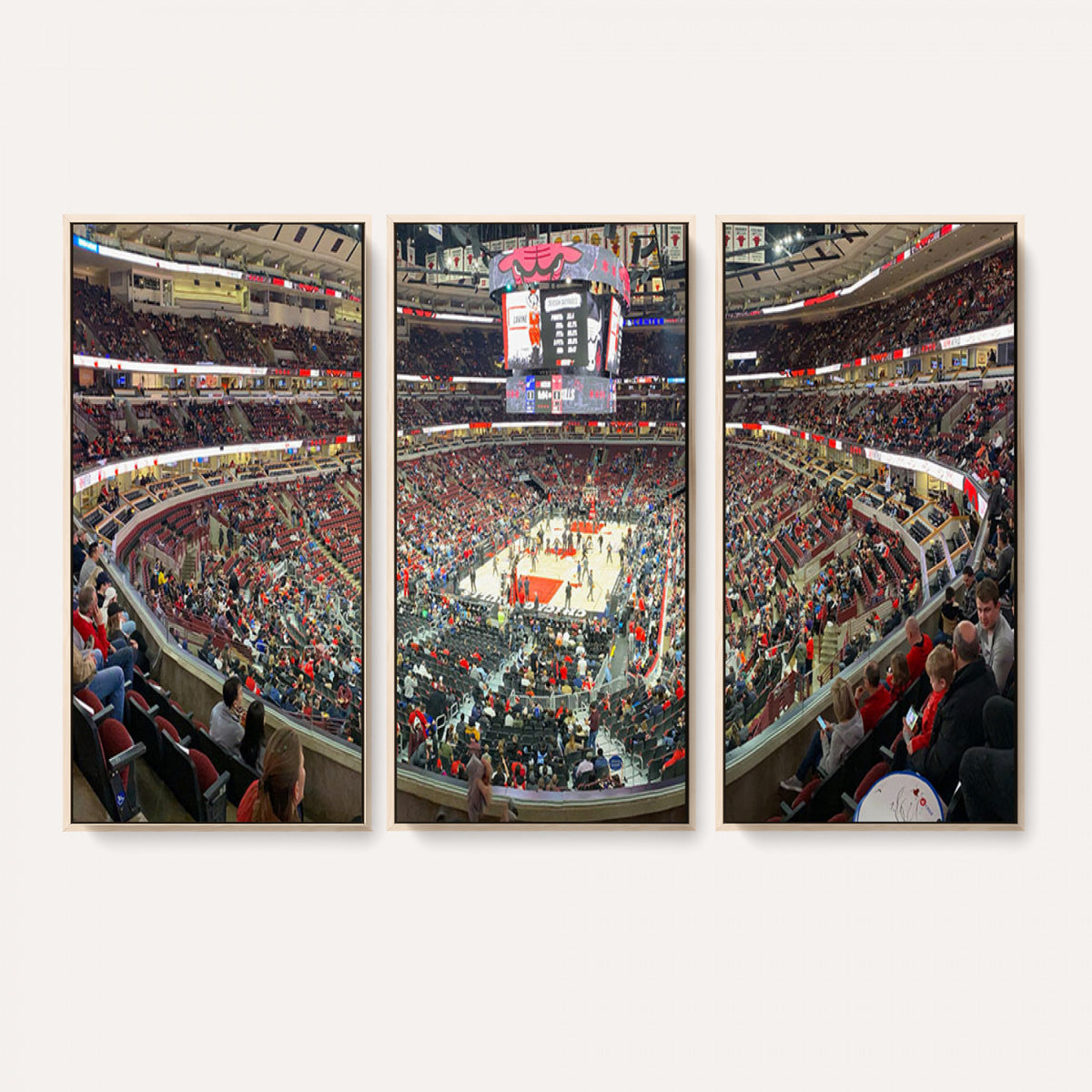 43481-MGV-CV-36X24 - United Center Chicago Bulls Stadium Wall Art Canvas Print