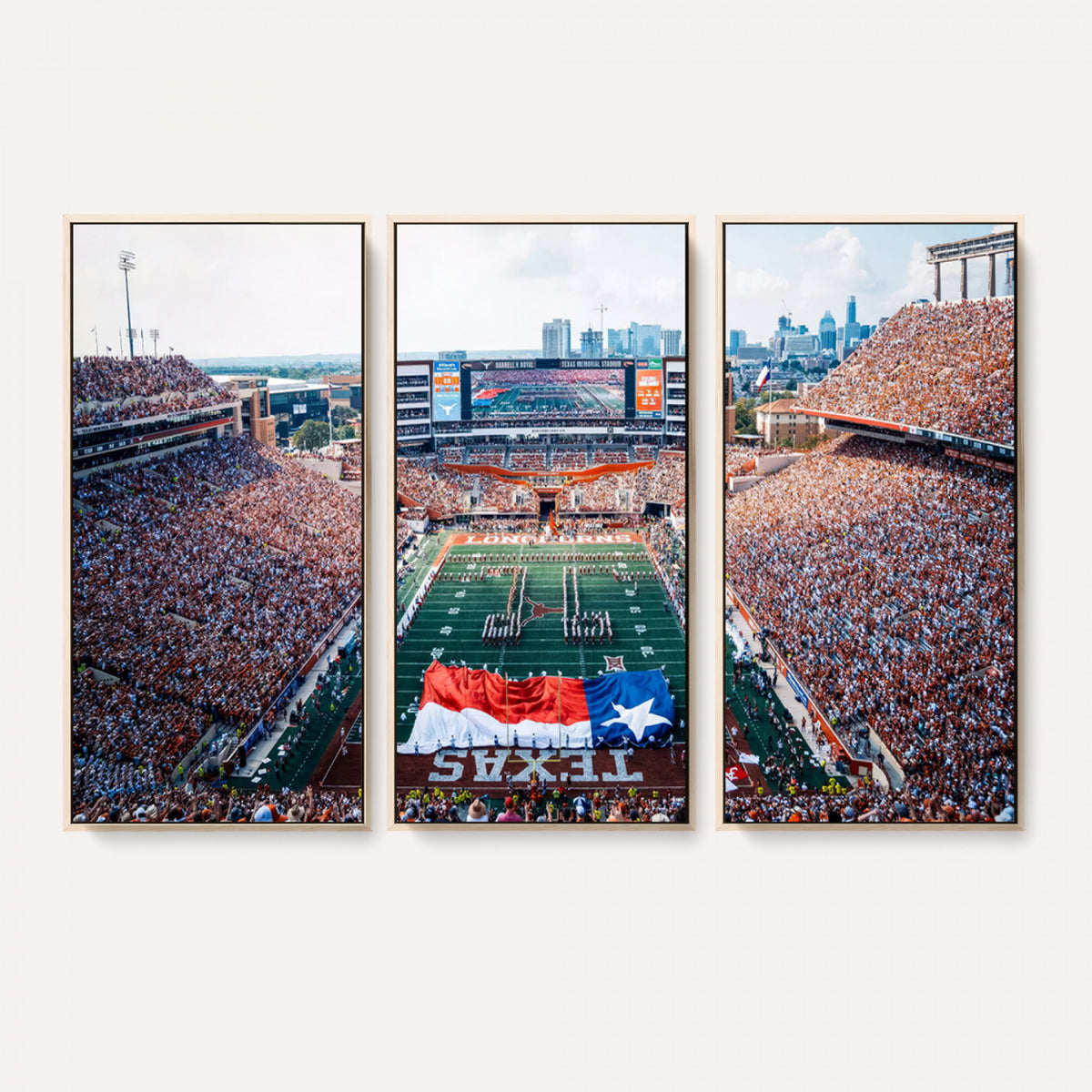 93063-MGV-CV-36X24 - University of Texas Longhorns Football Stadium Canvas Print
