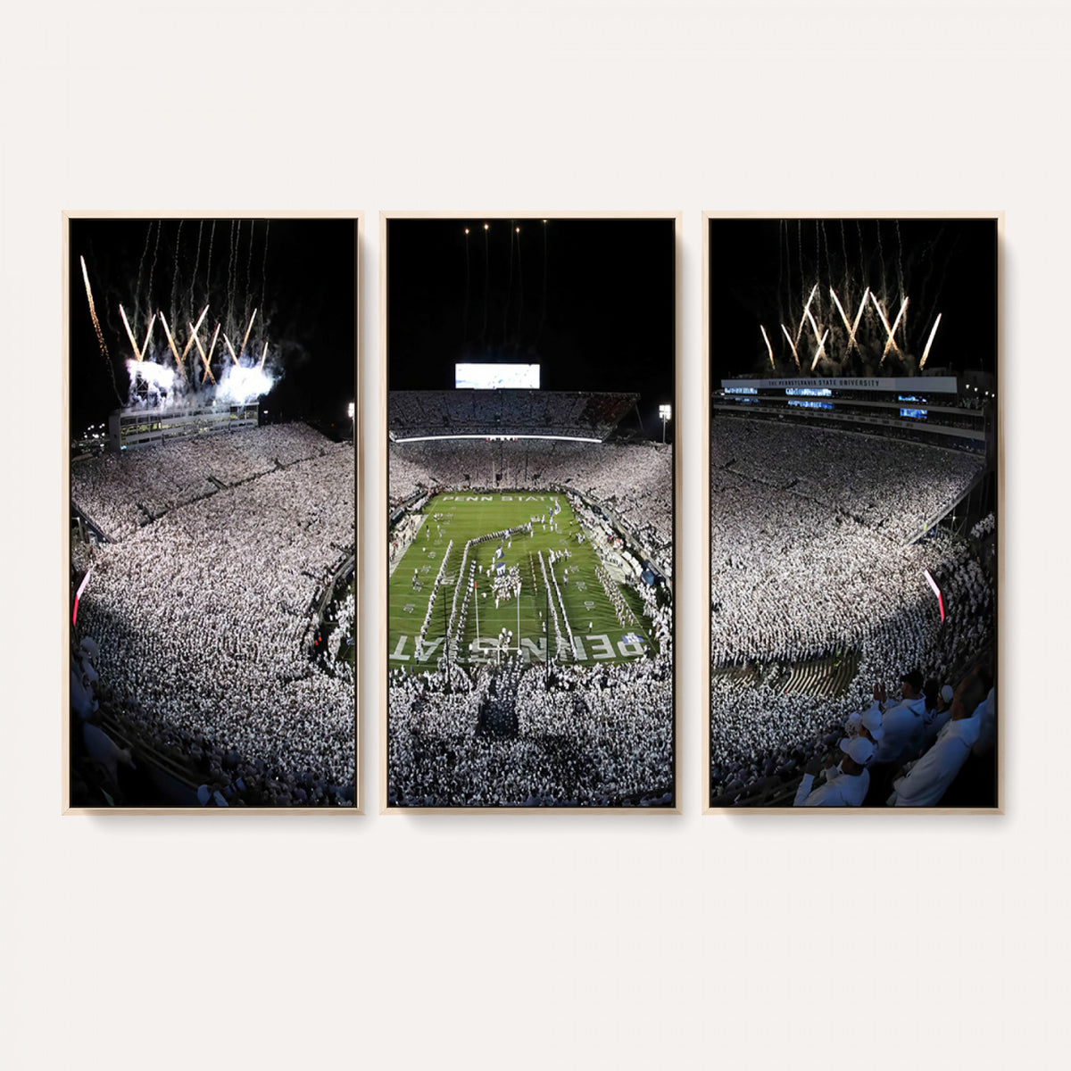 84537-MGV-CV-36X24 - Penn State Beaver Stadium Canvas Wall Art - Nittany Lions Football Print