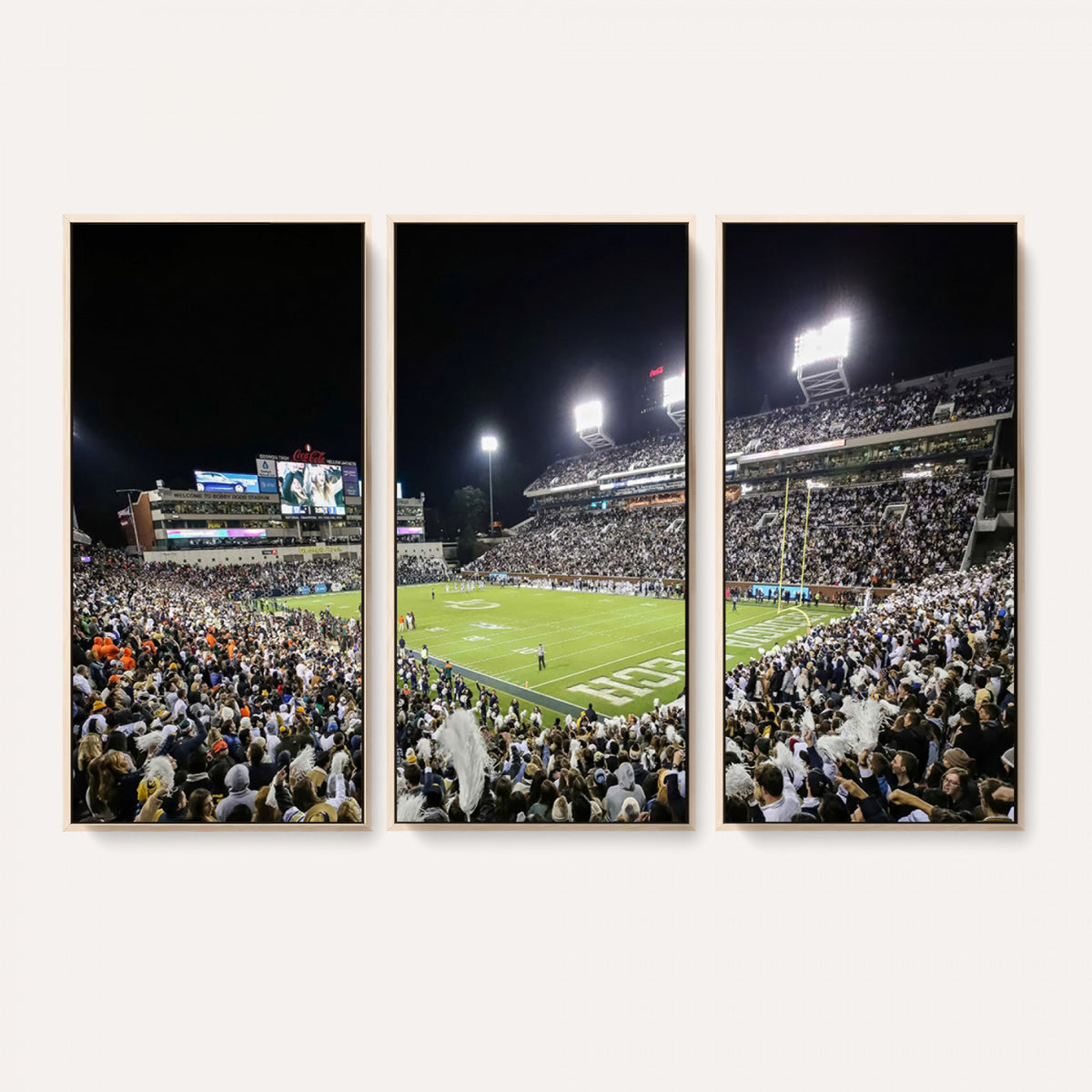 49339-MGV-CV-36X24 - Georgia Tech Yellow Jackets Football Team Print, Atlanta