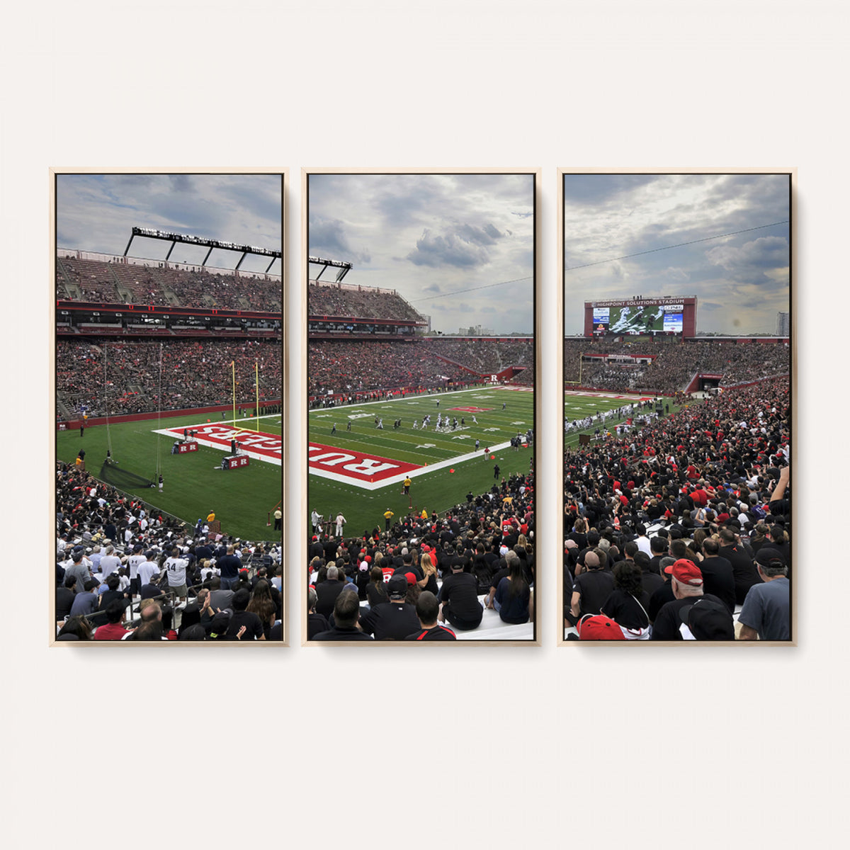 66777-MGV-CV-36X24 - Rutgers Scarlet Knights Football Team Print, SHI Stadium