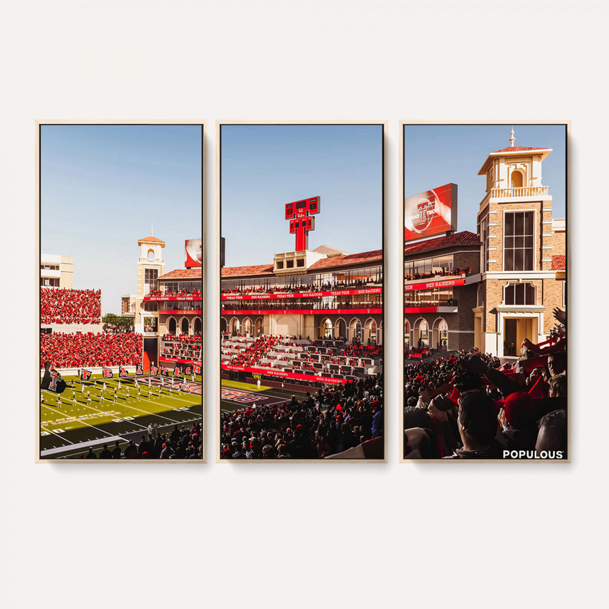 89744-MGV-CV-36X24 - Jones AT&T Stadium Texas Tech Red Raiders Wall Art